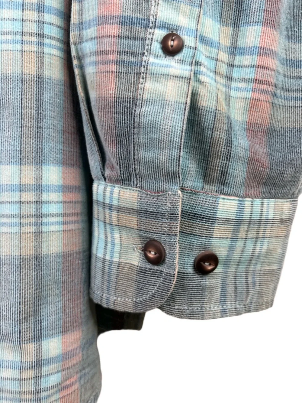 Mens Tommy Bahama Cord Chella Shirt Plaid Button Down Long Sleeve Shirt 3XL - Picture 7 of 9